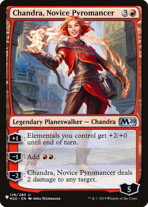 Chandra, Novice Pyromancer from The List (Uncommon)