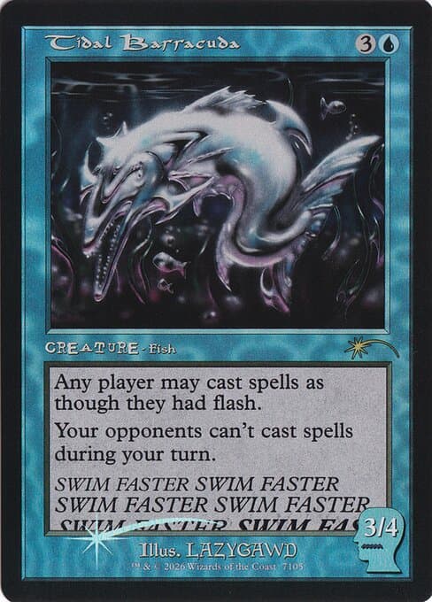 Tidal Barracuda from Secret Lair Drop (Rare)