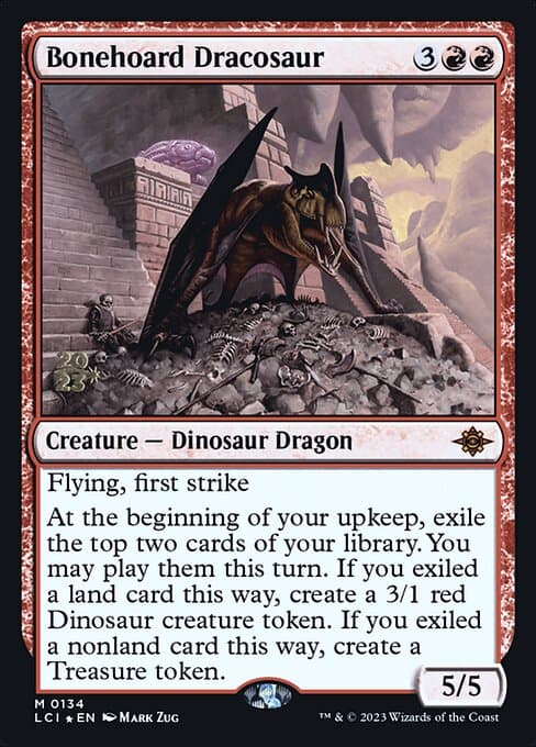 Bonehoard Dracosaur from The Lost Caverns of Ixalan Promos (Mythic)