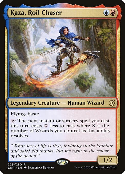 Kaza, Roil Chaser from Zendikar Rising (Rare)