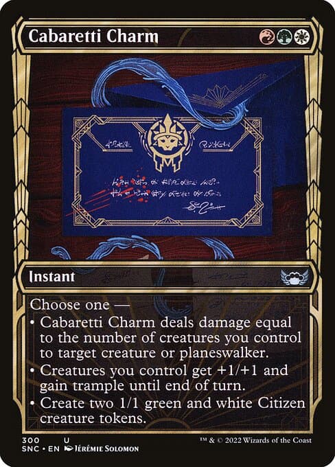 Cabaretti Charm from Streets of New Capenna (Uncommon)