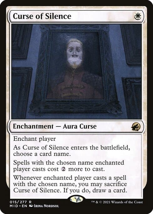 Curse of Silence from Innistrad: Midnight Hunt (Rare)