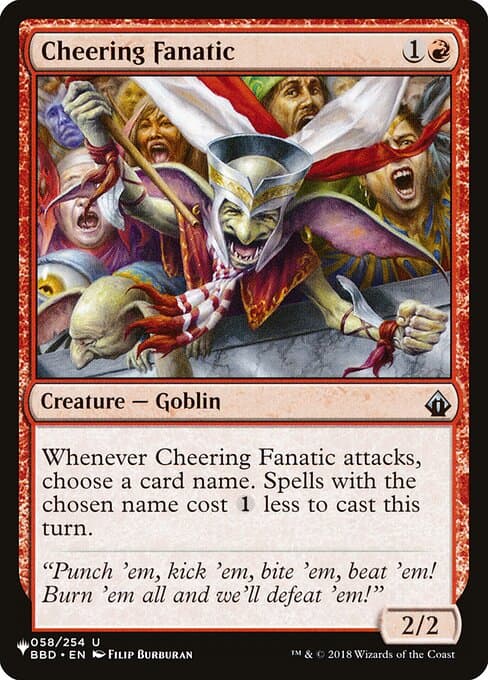 Cheering Fanatic from The List (Uncommon)
