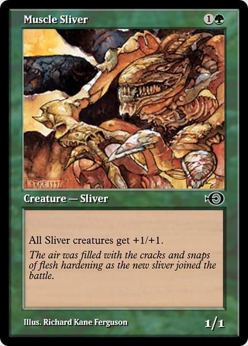 Muscle Sliver from Magic Online Promos (Common)