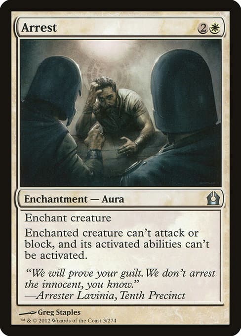 Arrest from Return to Ravnica (Uncommon)