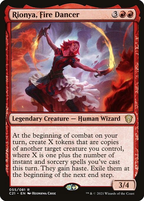 Rionya, Fire Dancer from Commander 2021 (Rare)