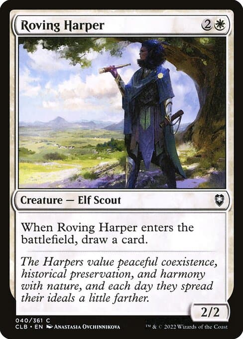 Roving Harper from Commander Legends: Battle for Baldur's Gate (Common)