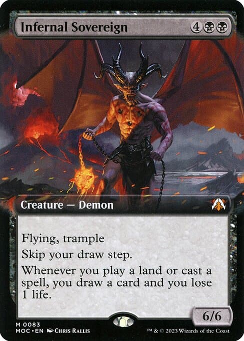 Infernal Sovereign from March of the Machine Commander (Mythic)