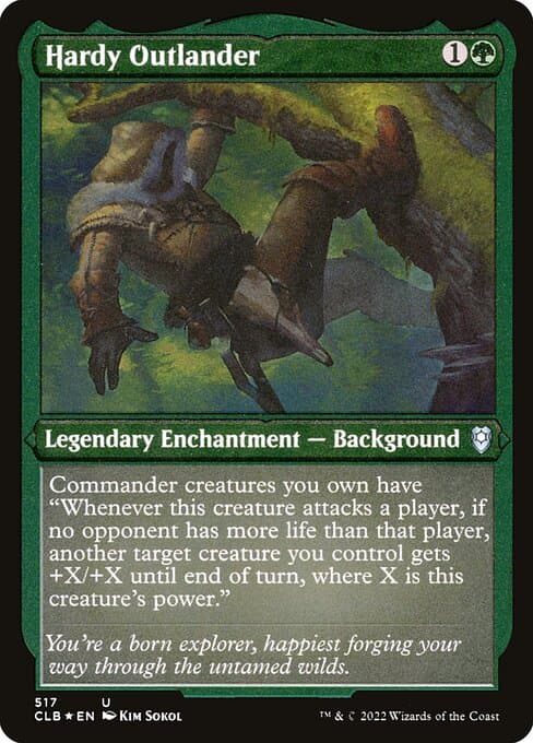 Hardy Outlander from Commander Legends: Battle for Baldur's Gate (Uncommon)