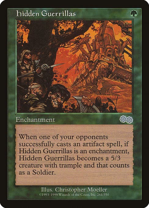 Hidden Guerrillas from Urza's Saga (Uncommon)