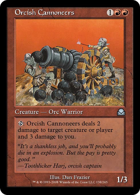 Orcish Cannoneers from Masters Edition II (Uncommon)