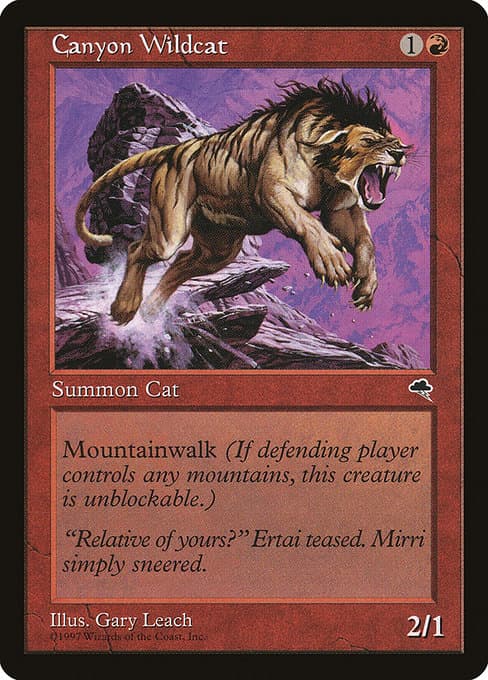 Canyon Wildcat from Tempest (Common)
