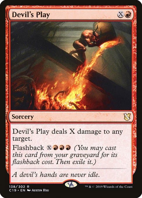 Devil's Play from Commander 2019 (Rare)