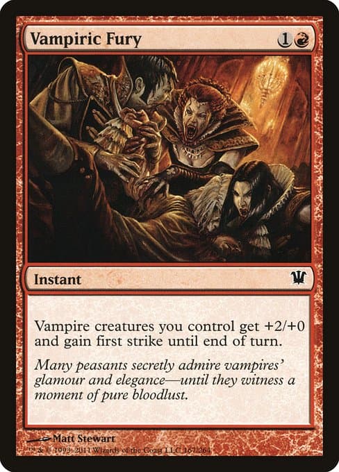 Vampiric Fury from Innistrad (Common)