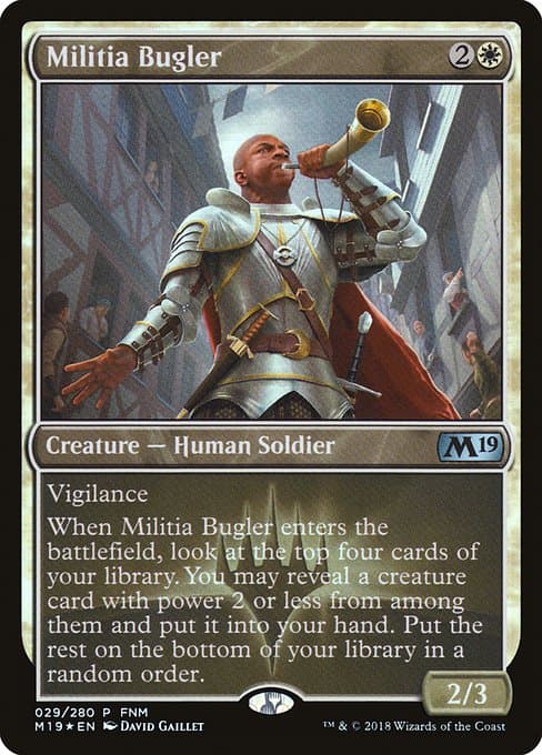 Militia Bugler from Core Set 2019 Promos (Uncommon)
