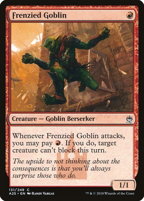 Frenzied Goblin from Masters 25 (Common)