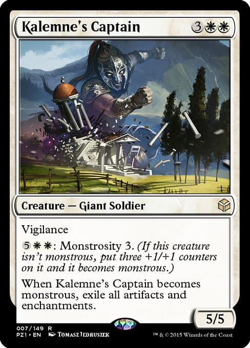 Kalemne's Captain from Legendary Cube Prize Pack (Rare)