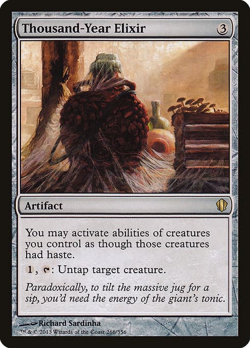 Thousand-Year Elixir from Commander 2013 (Rare)