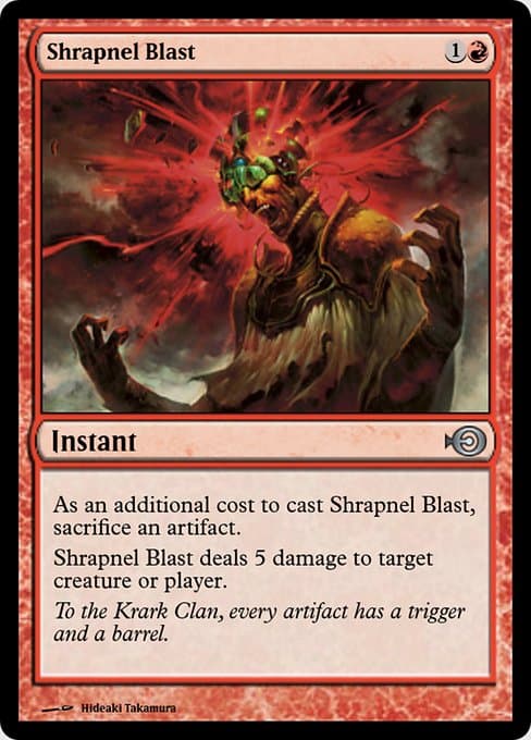 Shrapnel Blast from Magic Online Promos (Uncommon)