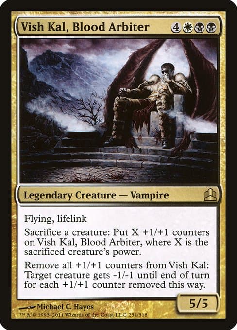 Vish Kal, Blood Arbiter from Commander 2011 (Rare)