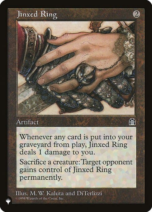 Jinxed Ring from The List (Rare)
