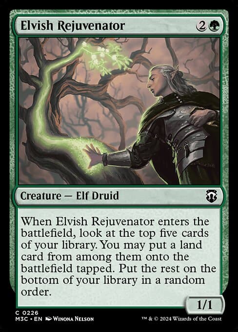 Elvish Rejuvenator from Modern Horizons 3 Commander (Common)