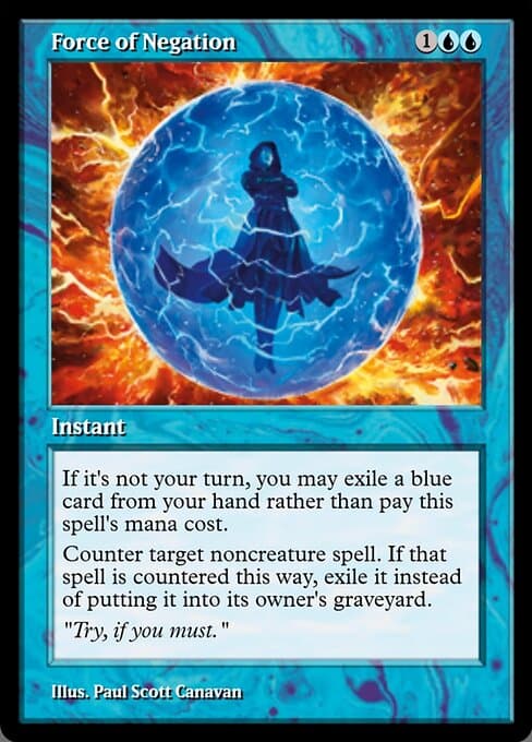 Force of Negation from Magic Online Promos (Rare)
