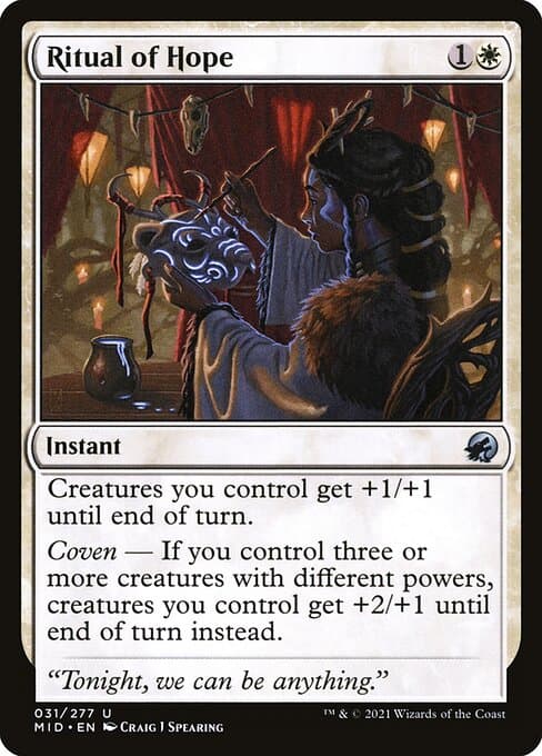 Ritual of Hope from Innistrad: Midnight Hunt (Uncommon)