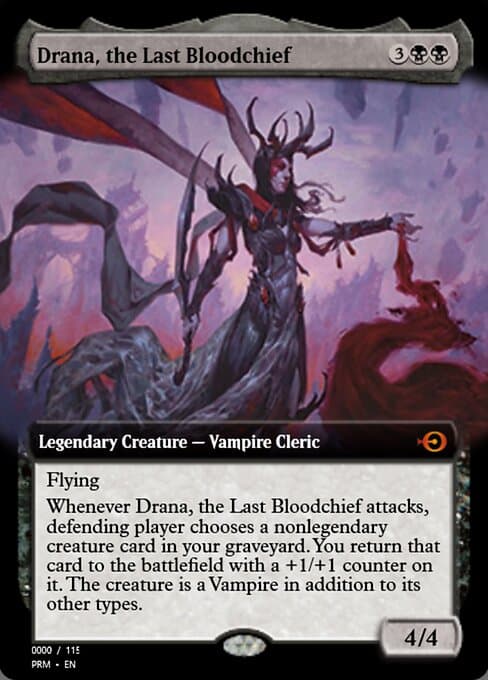 Drana, the Last Bloodchief from Magic Online Promos (Mythic)