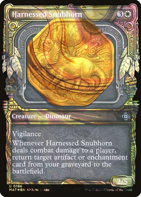 Harnessed Snubhorn from March of the Machine: The Aftermath (Uncommon)