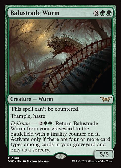 Balustrade Wurm (Rare)