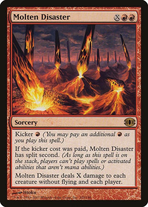 Molten Disaster from Future Sight (Rare)