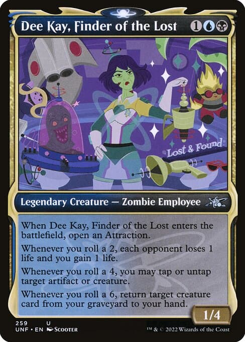 Dee Kay, Finder of the Lost from Unfinity (Uncommon)