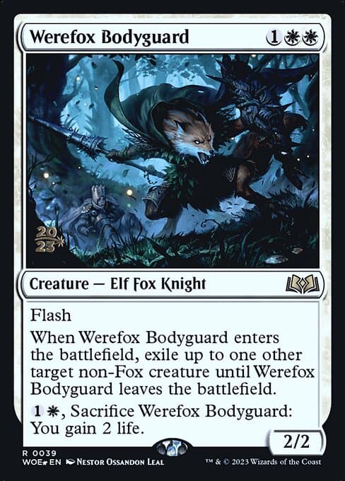 Werefox Bodyguard from Wilds of Eldraine Promos (Rare)