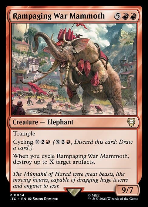 Rampaging War Mammoth from Tales of Middle-earth Commander (Rare)