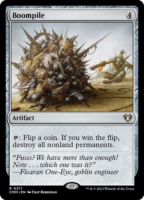 Boompile from Commander Masters (Rare)
