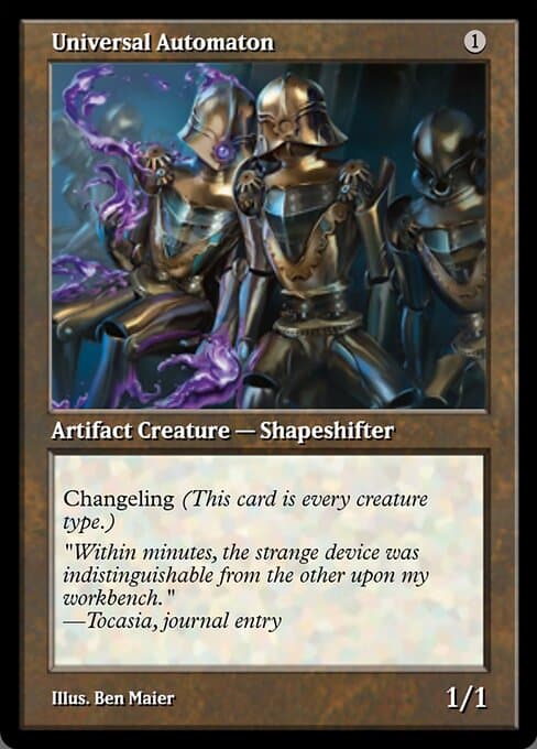 Universal Automaton from Magic Online Promos (Rare)