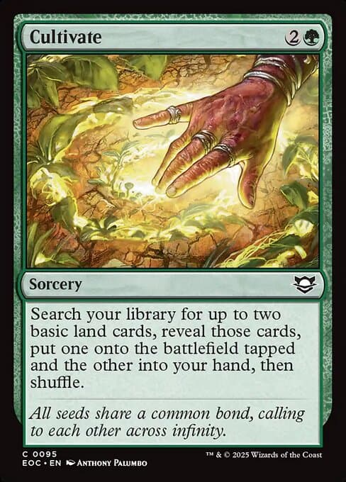 Cultivate from Edge of Eternities Commander (Common)