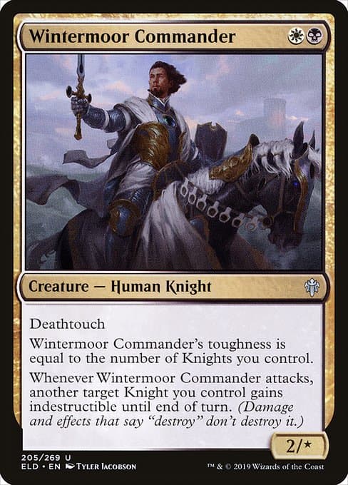 Wintermoor Commander from Throne of Eldraine (Uncommon)