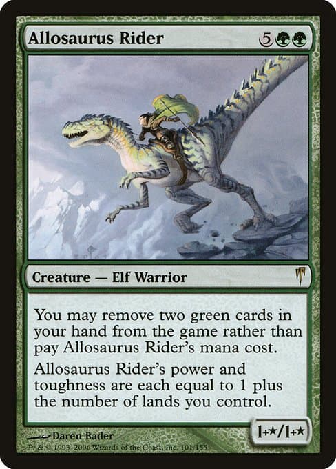 Allosaurus Rider from Coldsnap (Rare)