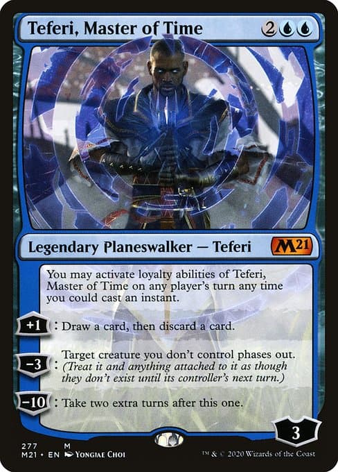 Teferi, Master of Time from Core Set 2021 (Mythic)