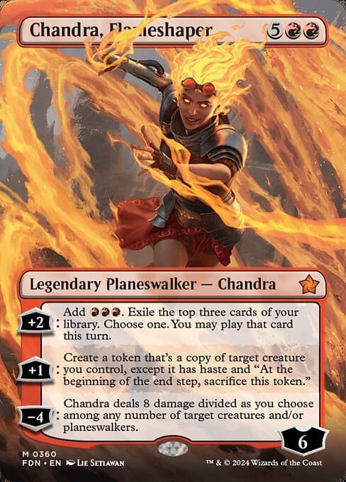 Chandra, Flameshaper from Foundations (Mythic)