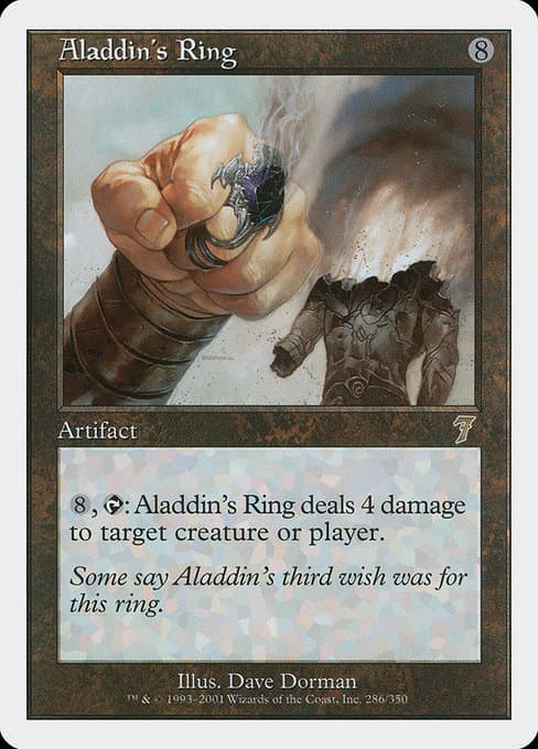 Aladdin's Ring from Seventh Edition (Rare)