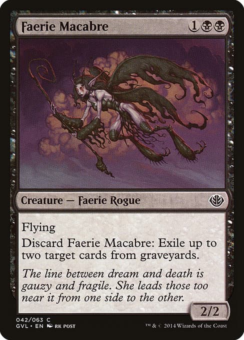 Faerie Macabre from Duel Decks Anthology: Garruk vs. Liliana (Common)
