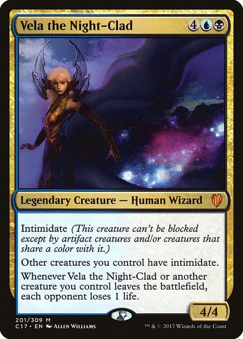 Vela the Night-Clad from Commander 2017 (Mythic)