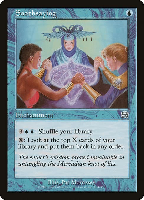 Soothsaying from Mercadian Masques (Uncommon)