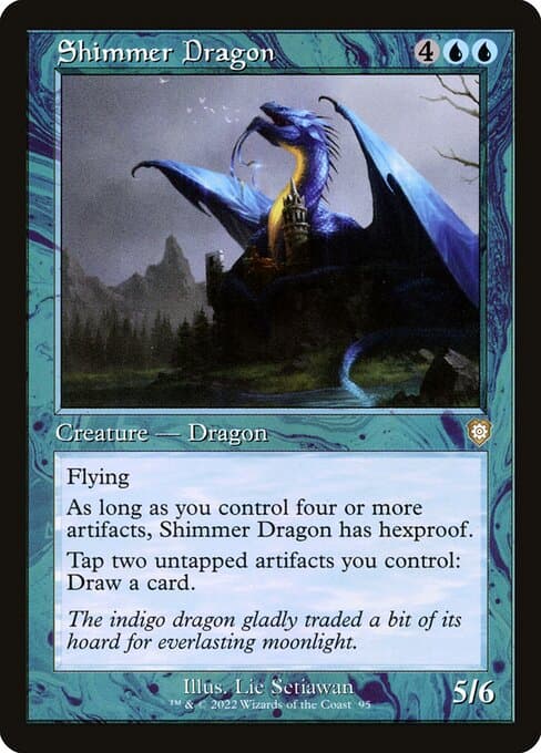 Shimmer Dragon from The Brothers' War Commander (Rare)