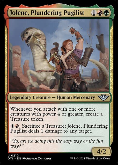 Jolene, Plundering Pugilist (Uncommon)