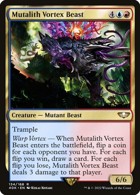 Mutalith Vortex Beast from Warhammer 40,000 Commander (Rare)