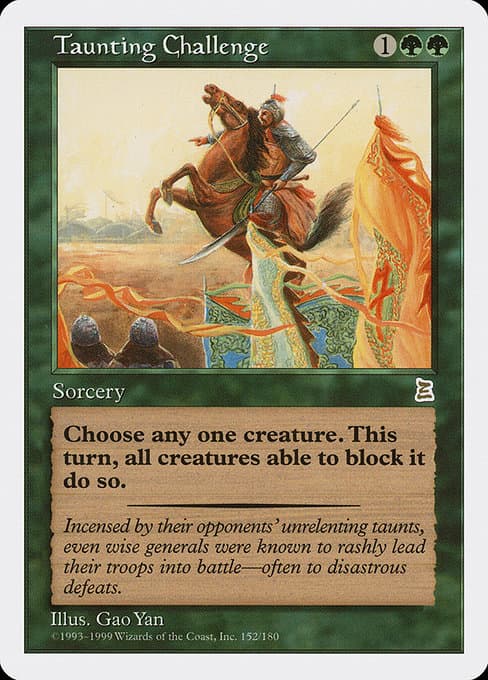 Taunting Challenge from Portal Three Kingdoms (Rare)